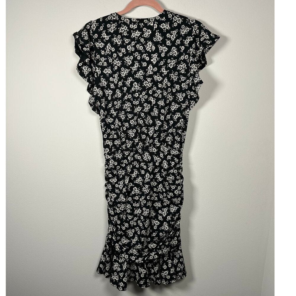 Veronica Beard Black and White Floral Mini Dress - Picture 3 of 13